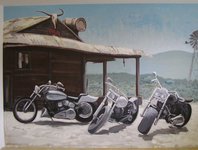Bikes Wall Painting by Thomas Steinmetz